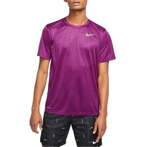 Nike Men’s Purple Dri-FIT Short Sleeve Training Tee